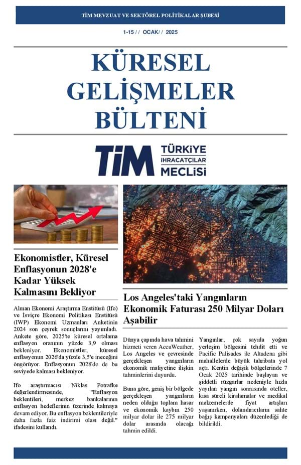 1-15 Ocak 2025 Bülteni 