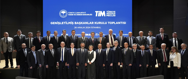 Minister of Agriculture and Forestry İbrahim Yumaklı Attends TİM Extended Chairpersons Council Meeting