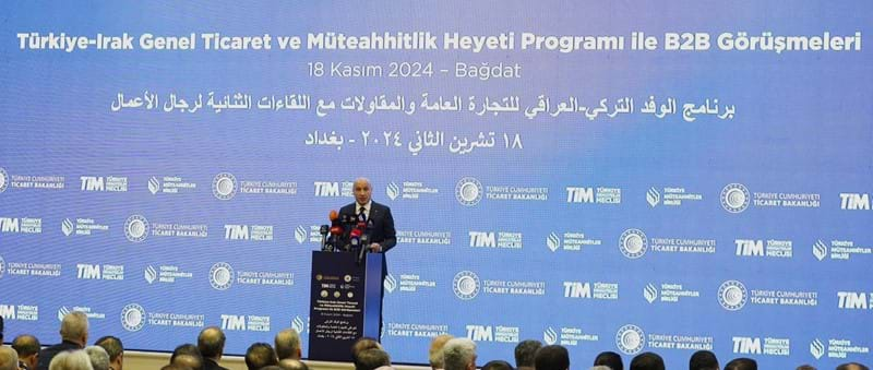 TİM Başkanı Mustafa Gültepe: "Irak'a İhracatta Hedef 18 Milyar Dolar"